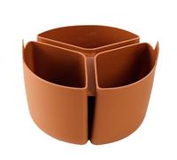 Séparateur De Marmite | Liner En Silicone Pour Cuiseur Lent,Diviseur De Faitout 3 Compartiments Pliable, Résistant À La Chaleur Pour Les Repas Festifs