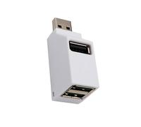Séparateur de moyeux USB2.0 à 3 Ports, extenseur Portable pour Ordinateur Portable, Voiture, Tablette, Air et Autres appareils, séparateur USB Portable