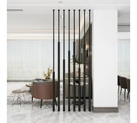 Séparateur de Mur d'intimité pour écran de séparation de pièce - Colonne de décoration Creuse Moderne pour Salon Restaurant cloison autoportante - Hauteur Personnalisable(5pcs-B,200cm/79in/6.6ft)
