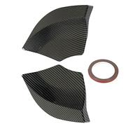 Séparateur de pare - chocs arrière en ABS, kit 2 pièces noir pour - Classe A W176 A45 2012-2018 - Amélioration de l’aérodynamisme, style racing et durabilité (Style fibre de carbone)