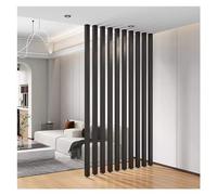 Séparateur de pièce à lattes en bois, séparation du sol au plafond, solution avec kits de montage faciles à installer, décoration d'intérieur polyvalente