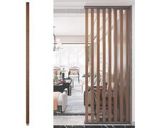 Séparateur de pièce autonome à lattes en bois - Cloison élégante pour décoration de restaurant et de bureau du sol au plafond Design moderne et séparateur d'espace