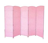 Séparateur de pièce autonome en rotin à 4 panneaux - Paravent pliable d'intérieur - Séparateur d'intimité mobile - Cloison décorative pour la maison et le bureau (taille : 80 x 40 cm, couleur : Sle1)
