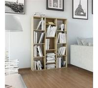 vidaXL Séparateur de pièce / Bibliothèque moderne 100x24x140 cm Chêne Sonoma