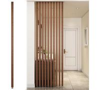 Séparateur De Pièce du Sol Au Plafond - Poteau De Cloison D’écran en Bois Massif, Colonne De Salon De Luxe Moderne Mur De Chambre à Coucher Séparateurs De Salle De Bar Verticaux, Facile à I