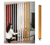 Séparateur de pièce en métal du sol au plafond - 7 racines 140 cm - Cloison élégante pour entrée, couloir, bureau, salon - Séparateur d'espace mural polyvalent
