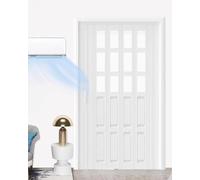 Séparateur de pièce en PVC et acrylique, porte coulissante à isolation thermique pour l'intimité et la séparation de l'espace dans les maisons