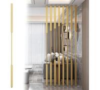 Séparateur de pièce sans perçage - Cloison murale à faire soi-même pour salle de bain, salon et entrée - Panneau autoportant et poteau pour séparation de l'espace et décoration d'intérieur