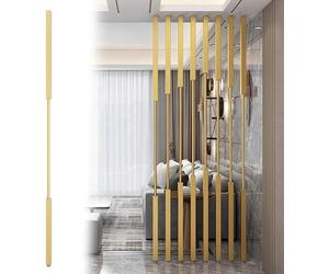 Séparateur de pièce sans perçage - Panneau autoportant de 120 cm pour salle de bain/salon/entrée - Cloison murale facile à installer - 1,20 m de hauteur - Séparateur d'espace à faire soi-même