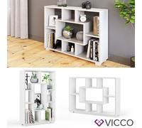 Vicco Meuble de Rangement Cube Domus, Blanc, 60 x 90 cm 7 Compartiments
