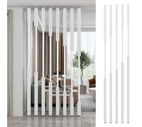 Separateur de Pieces Poteau de Séparation D'écran de Décoration, Barre de Séparation de Pièce Du Sol Au Plafond en Métal à Décor Creux, Colonne de Couverture Murale Moderne pour Salon D'hôtel de Cabin