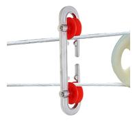 Séparateur de pierre à linge - Tendeur en aluminium léger, accessoires en lin pour extérieur, rangement permanent avec surface résistante aux intempéries, support de corde pour fixer les séchoirs à
