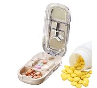 Séparateur de pilules avec dispositif de centrage, coupe-pilules professionnel réglable | Fournitures de soins personnels pour avaler les chiens âgés animaux domestiques intérieurs et extérieurs