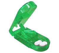 Séparateur de pilules pour couper les petites - Coupe-vitamines et pilules, distributeur transparent de médicaments ou grands en deux,