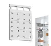 Séparateur de placard flexible - Organiseur d'étagère extensible, longueur réglable sécurisée, construction métallique antidérapante, système d'insertion de garde-robe, rangement d'armoire et de bibli