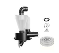 Séparateur de poussière cyclonique 2,5"/63,5 mm avec double filtre - Mise à niveau du collecteur de poussière industriel pour atelier, travail du bois, Shop-Vac et système d'aspiration DIY