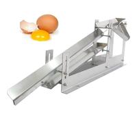 Séparateur de protéines de jaune de poulet, en acier inoxydable de 2 mm d'épaisseur, hauteur réglable, filtre à liquide efficace pour la maison et la cuisine