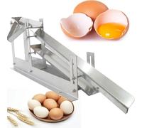 Séparateur De Protéines De Jaune De Poulet, Machine Commerciale De Séparation D'œU.S En Acier Inoxydable, Filtre à Liquide D'œuf 500-800 Pièces/H, Hauteur Et écart De Séparation Réglables