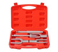 Séparateur de rotule, outil de retrait de rotule, 5 kits de séparation de biellette de direction | Outil de voiture avec valise, séparateur d'articulation pour séparer les rotules et les barres de