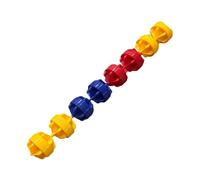 Séparateur de sécurité flottant de qualité supérieure avec 8 bouées par mètre - Câble en nylon réglable pour piscine intérieure et extérieure - Fil d'acier de 6 m pour une séparation sûre