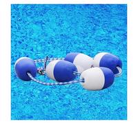 Séparateur de sécurité Flottant pour Piscine, Ligne de Couloir de nage avec Crochet, Corde de sécurité Anti-Ondes pour Piscine de