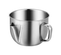 Séparateur de soupe à graisse, outil de cuisine portable, 14.5x9.5x10.5 cm, passoire en acier inoxydable, pot de séparateur d'huile, fonction polyvalente, pour soutenir le liquide de cuisson
