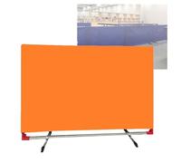 Séparateur de Terrain de Tennis de Table, déflecteurs de ping-Pong Haute visibilité, Bloc de clôture en Tissu 420D, Paquet de 1/2/4(Orange,140x75cm-4pieces)