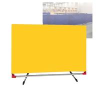 Séparateur de Terrain de Tennis de Table, déflecteurs de ping-Pong Haute visibilité, Bloc de clôture en Tissu 420D, Paquet de 1/2/4(Yellow,140x75cm-10pieces)