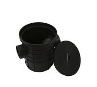 Séparateur d'eau d'huile souterrain de puits scellé à l'eau piège graisse en plastique intercepteur collecteur cheveux Drain(A)