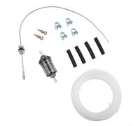 Séparateur d'eau et de carburant diesel, kit de filtre complet pour chauffage Webasto, construction en plastique robuste, élimination efficace des particules, gris blanc (C)