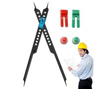 Séparateur d'échelle de dessin - Boussole mise à niveau de 25,4 cm, outil de de proportions robuste | Assistant de mesure créative pour la pratique de l'architecture et de la conception