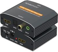 Séparateur D'Extracteur Audio Hdmi 4K Vers Hdmi + Coaxial + Optique Toslink Spdif + Analogique Stéréo 3,5 Mm, Adaptateur Pour Ps4/5, Fire Tv, Xbox, Et Plus