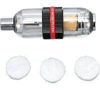 Séparateur d'huile d'eau avec 3 filtres en coton qui peuvent être facilement installés pour remplacer un aérographe pour pistolet de pulvérisation noir