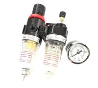 Séparateur d'huile et d'eau AFC2000, régulateur de pression, filtre, compresseur d'air, aérographe, vanne de réduction, AFR2000+AL2000 G1/4"(AFC2000 12mm fitting)