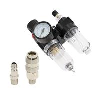 Séparateur d'huile et d'eau AFC2000, régulateur, filtre, compresseur d'air, réducteur de pression G1/4, raccords EU AFR2000 + AL2000(AFC2000-EU-Fittings,AFC2000)