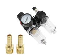 Séparateur d'huile et d'eau AFC2000, régulateur, filtre, compresseur d'air, réducteur de pression G1/4, raccords EU AFR2000 + AL2000(AFC2000-Brass-BT,8MM)