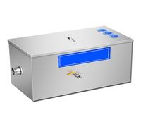 Séparateur D'huile et D'eau de Cuisine, Filtration Graduée, Bac À Graisse en Acier Inoxydable Sous L'évier, Adapté aux Petits Restaurants(Large)