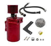 Séparateur d'huile universel en aluminium de 350 ml avec filtre reniflard, réservoir à chicane, accessoire automobile, séparateur d'huile moteur, récupérateur de réservoirs