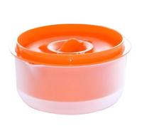 Séparateur d'oeufs, contient 5 œufs séparateur de jaune d'oeuf en plastique alimentaire blanc 5x3 gadget de cuisine extracteur tamis, orange