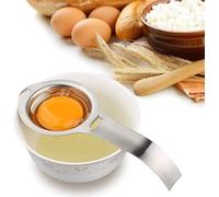 Séparateur d'oeufs Jaune d'œuf Filtre blanc Diviseur d'oeufs de qualité alimentaire Tamis à œufs en acier inoxydable Gadget de cuisine Outil de cuisson/boulanger Extracteur d'oeufs