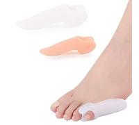 Séparateur d'orteils - 4 PCS Correcteur Petit Orteil Silicone Gel pour Tous les Souple Ecarteur Petits Coussinets d'orteils Hommes et Femmes Pour hallux valgus -Pour correction de l'hallux valgus