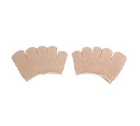 Séparateur D'orteils Chaussettes à Talons Respirantes, Chaussettes à Bouts D'orteils Peep Toe Chaussettes à Bouts Bleus, Coussinets Absorbant la Transpiration à L'avant-pied,(Tous les doigts)