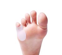 Séparateur D'orteils En Gel De Silicone, 2 Pièces, Petit Orteil, Protecteur D'oignon, Correcteur D'hallux Valgus, Respirant, Soin Des Pieds