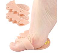 Séparateur d'Orteils en Silicone | Double Redresseur de Doigts de Pied en Silicone | Coussin Correcteur d'-Pied pour Usage Quotidien Sport Danse Marche Course Escarpins Soin des Pieds Maison