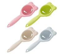 Séparateur d'Œufs 4 Pièces - Filtre à Protéines de Cuisson, Outil d'Extraction de Jaune d'Œuf pour la Cuisine