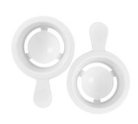 Séparateur d'œufs crus - Séparateur d'œufs pour jaunes d'œufs - Séparateur de jaune d'œuf blanc - Filtre blanc d'œuf - Séparateur d'œufs de qualité alimentaire - 2 pièces - Outil de séparation des