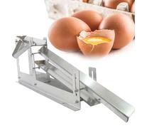 Séparateur d'œufs en acier inoxydable, filtre à liquide commercial avec hauteur de glissière réglable, plaque en acier épais de 2 mm, facile à utiliser pour les pâtisseries