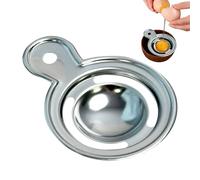 Séparateur d'œufs en acier inoxydable, filtre à œufs de qualité alimentaire, séparateur d'œufs, tamis blanc d'œufs, outil d'extraction d'œufs, séparateur de qualité alimentaire pour tamiser les blancs