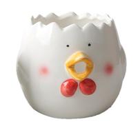 Séparateur d'œufs - Séparateur de blanc d'œuf, isolateur de jaune d'oeuf | Séparateur de jaune d'oeuf en céramique, séparateur de blanc d'œuf de poussin vomissant, joli ustensile de coc