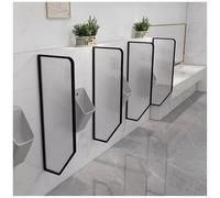 Séparateur d'urinoir en verre trempé - Étanche - Cloison d'intimité pour homme dans les écoles, les bars, les hôtels - 120 cm